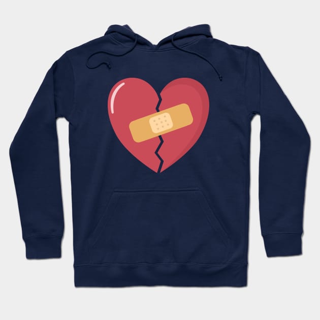 Whimsical and cute broken heart Hoodie by happinessinatee